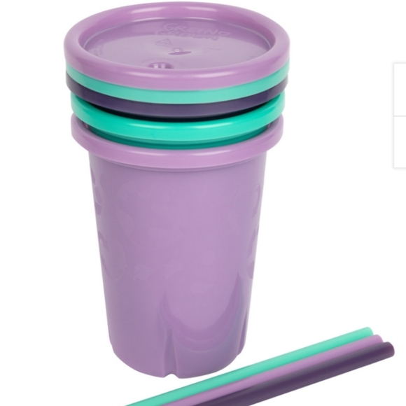 Green Grown Flatware and Cups - Picture 5 of 6